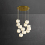 Alabaster Cube Box Chandelier — image 15