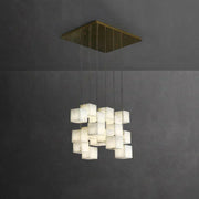 Alabaster Cube Box Chandelier — image 16