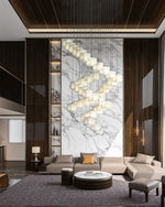 Alabaster Cube Box Chandelier — image 3