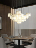 Alabaster Cube Box Chandelier — image 6