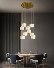 Alabaster Cube Box Chandelier — image 7