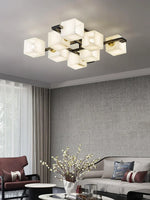 Alabaster Cubist Ceiling Lamp — image 5