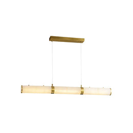 Alabaster Cylindrical Chandelier — image 1