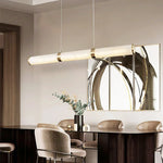 Alabaster Cylindrical Chandelier — image 3