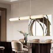 Alabaster Cylindrical Chandelier — image 3