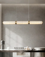 Alabaster Cylindrical Chandelier — image 13