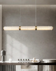 Alabaster Cylindrical Chandelier — image 13