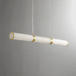 Alabaster Cylindrical Chandelier — image 17
