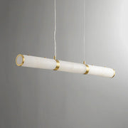 Alabaster Cylindrical Chandelier — image 17
