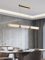 Alabaster Cylindrical Chandelier — image 10