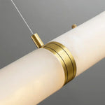 Alabaster Cylindrical Chandelier — image 19
