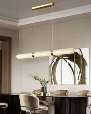 Alabaster Cylindrical Chandelier — image 14