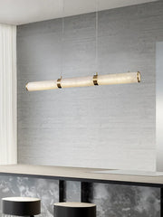 Alabaster Cylindrical Chandelier — image 9