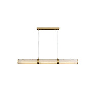 Alabaster Cylindrical Chandelier — image 20