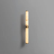 Cylindrical Alabaster Line Wall Light