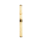 Cylindrical Alabaster Line Wall Light