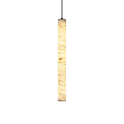 Alabaster Cylindrical Pendant Light — image 1