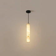 Alabaster Cylindrical Pendant Light — image 14