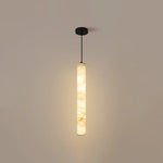 Alabaster Cylindrical Pendant Light — image 18