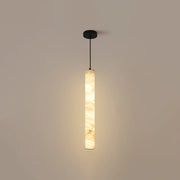 Alabaster Cylindrical Pendant Light — image 18