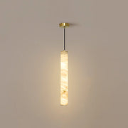 Alabaster Cylindrical Pendant Light — image 19