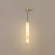 Alabaster Cylindrical Pendant Light — image 17