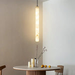 Alabaster Cylindrical Pendant Light — image 3