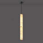 Alabaster Cylindrical Pendant Light — image 22