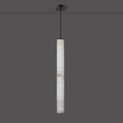 Alabaster Cylindrical Pendant Light — image 23