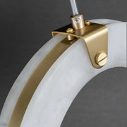 Alabaster Duplex Staircase Pendant Light — image 12