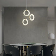 Alabaster Duplex Staircase Pendant Light — image 6