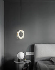 Alabaster Duplex Staircase Pendant Light — image 9