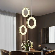 Alabaster Duplex Staircase Pendant Light — image 2