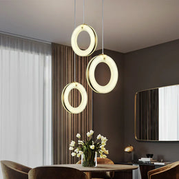 Alabaster Duplex Staircase Pendant Light — image 2