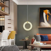 Alabaster Duplex Staircase Pendant Light — image 4