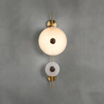 Alabaster Eclipse Round Wall Light — image 18