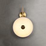 Alabaster Eclipse Round Wall Light — image 17