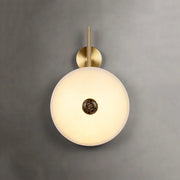 Alabaster Eclipse Round Wall Light — image 17