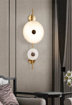 Alabaster Eclipse Round Wall Light — image 7
