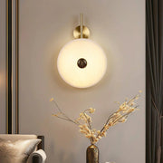 Alabaster Eclipse Round Wall Light — image 16