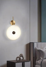 Alabaster Eclipse Round Wall Light — image 13