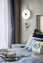 Alabaster Eclipse Round Wall Light — image 11
