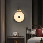 Alabaster Eclipse Round Wall Light — image 10