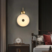 Alabaster Eclipse Round Wall Light — image 10