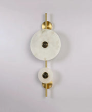 Alabaster Eclipse Round Wall Light — image 21