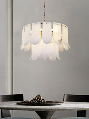 Alabaster Elba Brass Chandelier — image 3
