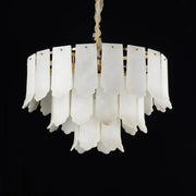 Alabaster Elba Brass Chandelier — image 19