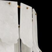 Alabaster Elba Brass Chandelier — image 21