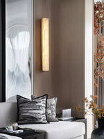 Alabaster Emerson Brass Wall Lamp — image 16