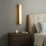 Alabaster Emerson Brass Wall Lamp — image 9